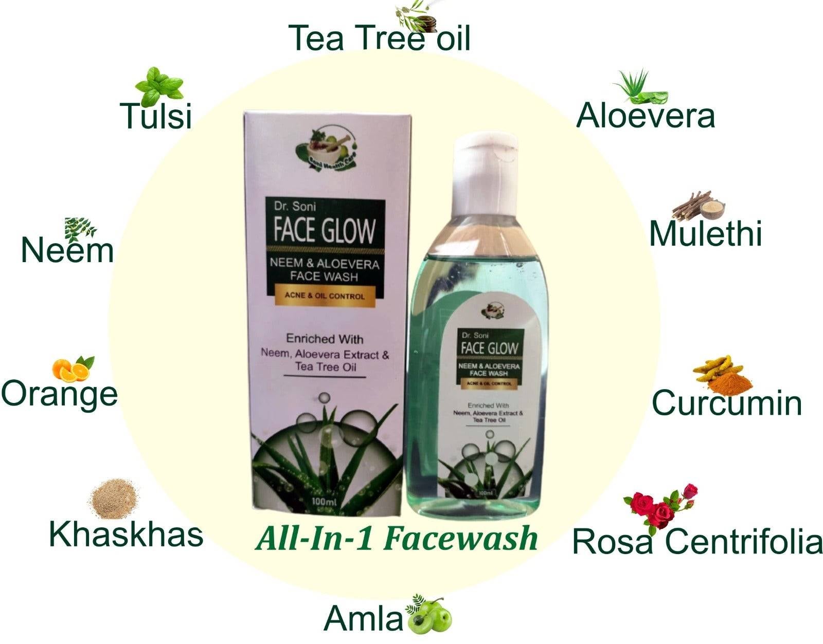 Dr.Soni Face Glow Neem And Aloevera Face Wash